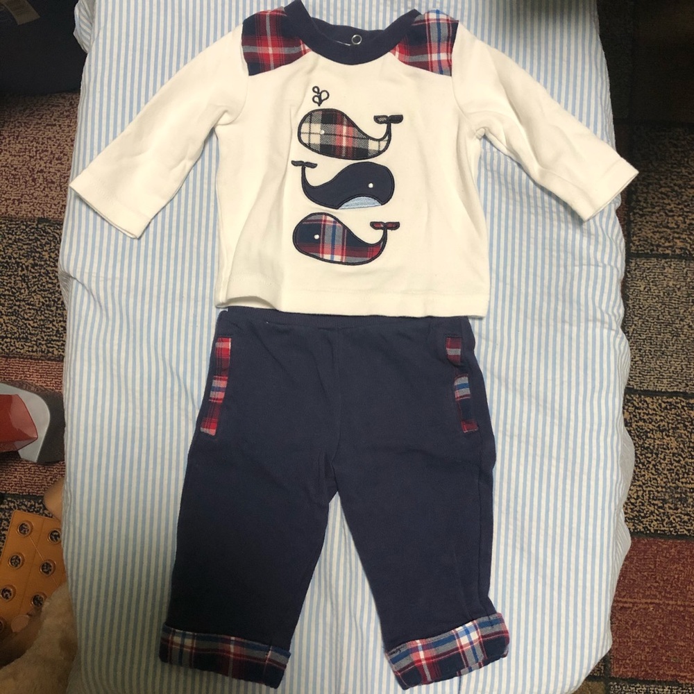 Boutique boy outfit size 3 months